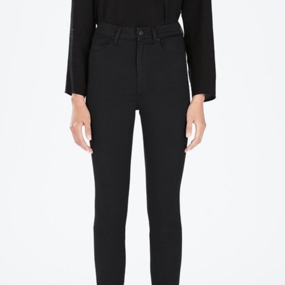 Zara Black High Rise Skinny Fit Soft Jeans Size 29